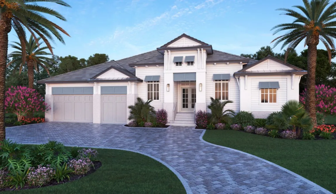 Full Rendering for House Plan #770923