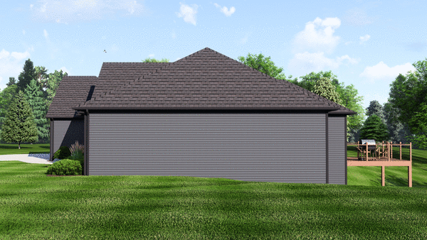 Right Elevation for House Plan #758712