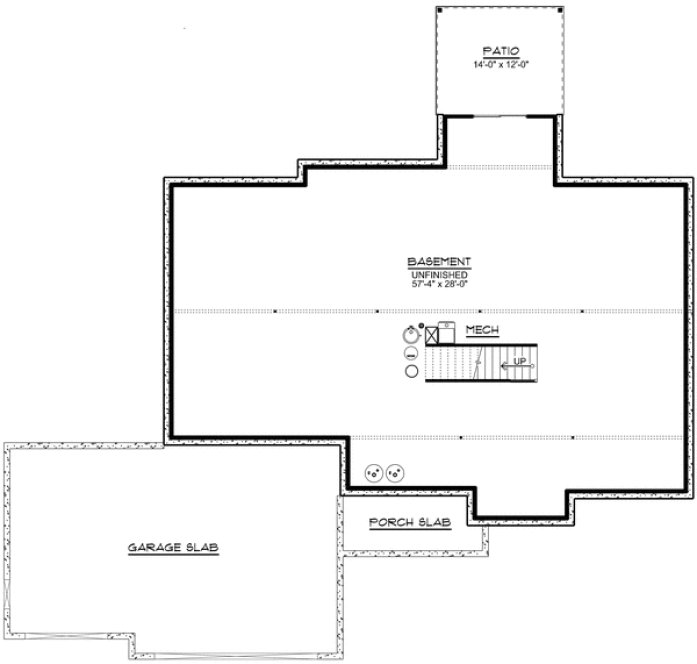 Basement Plan for House Plan #758712