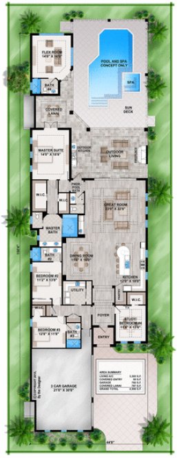 Main Floor Plan for House Plan #775833