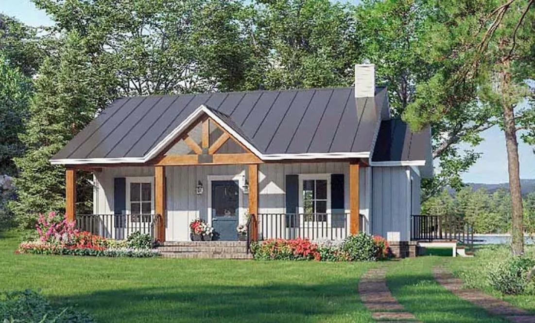 Full Rendering for House Plan #214090