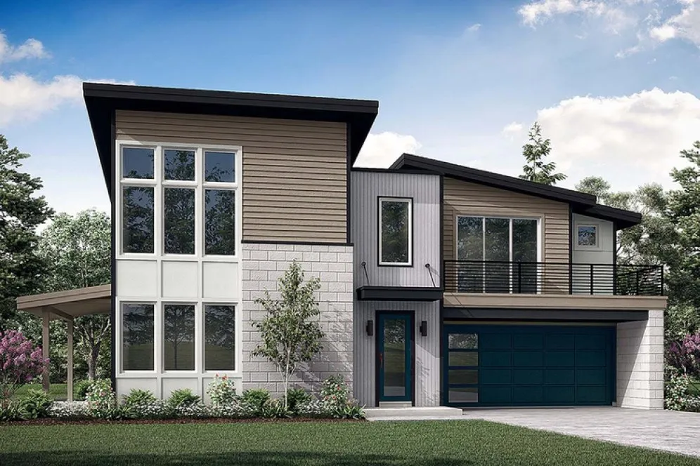 Full Rendering for House Plan #345432