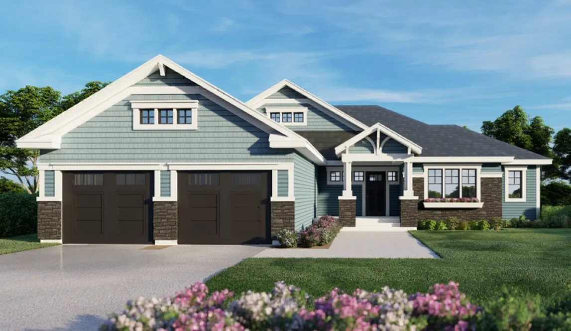 Full Rendering for House Plan #804161