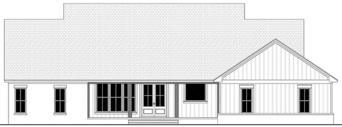 Right Elevation for House Plan #300872