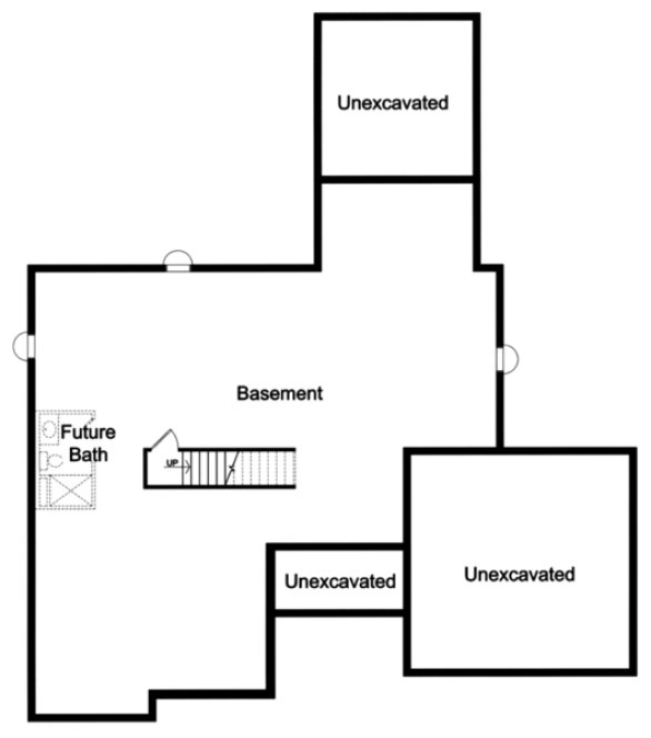 Basement Plan for House Plan #536171