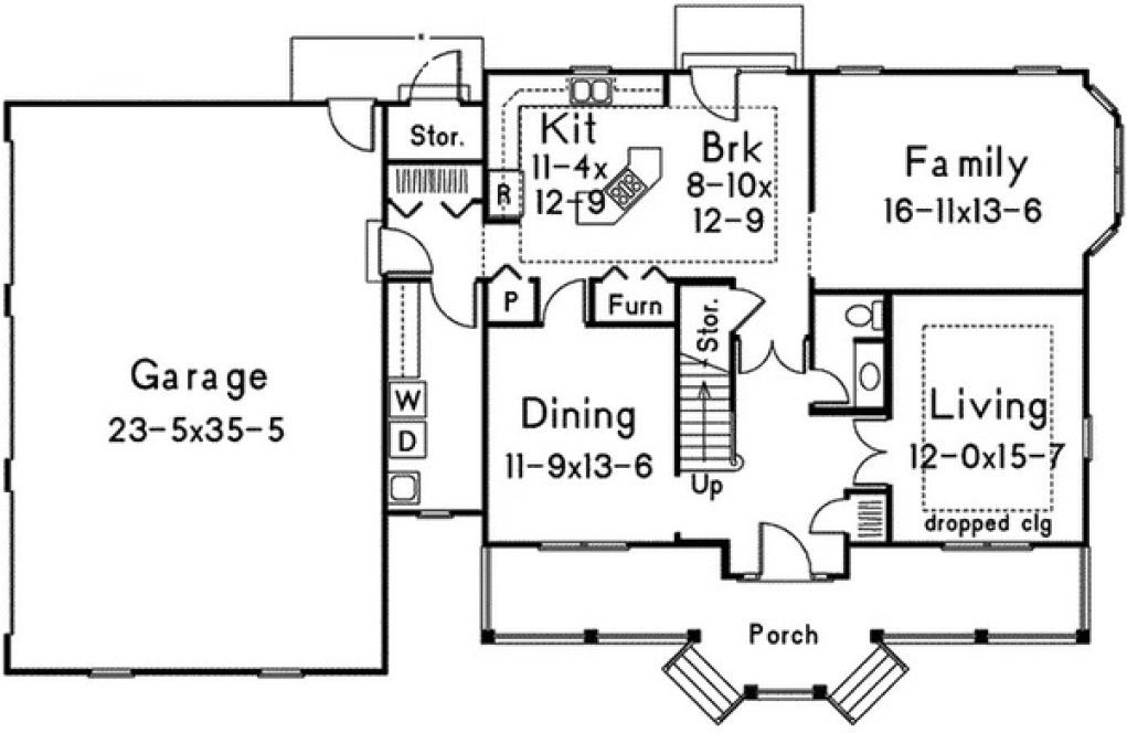 Main Floor Plan for House Plan #631152