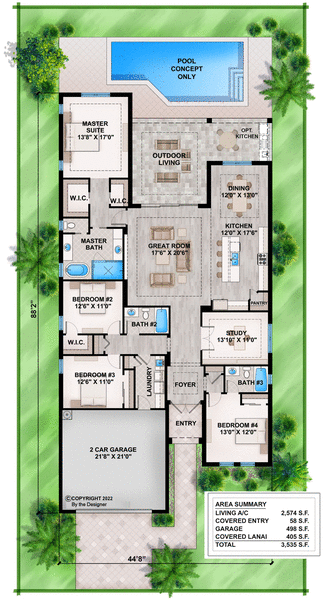 Main Floor Plan for House Plan #774752