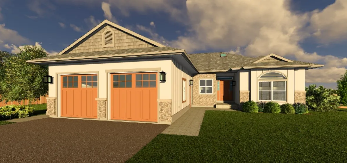 Full Rendering for House Plan #220891