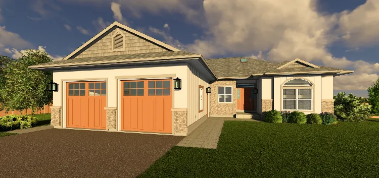 Full Rendering for House Plan #220891