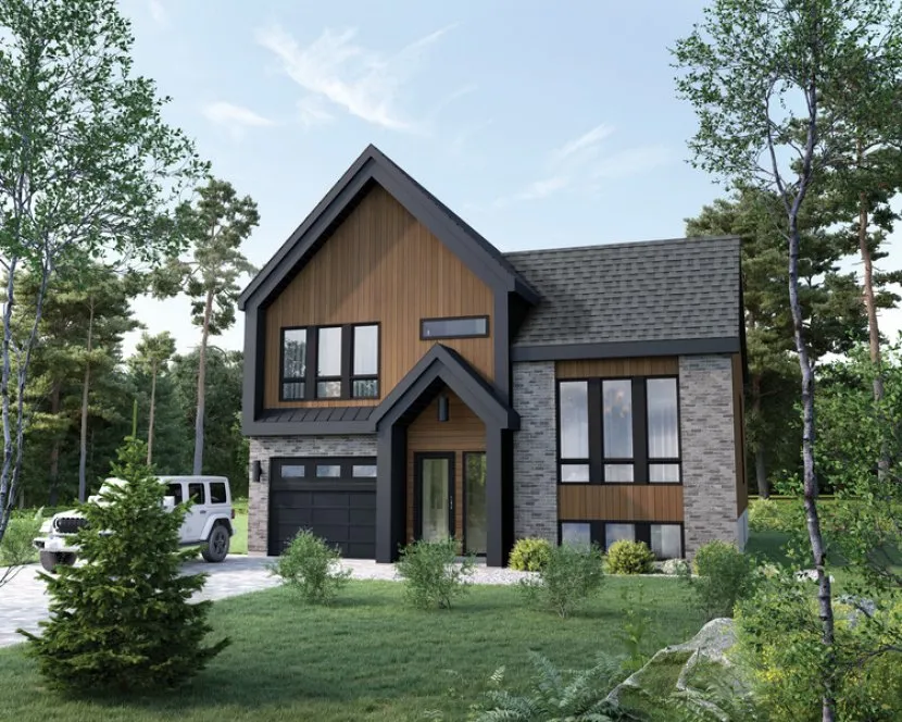 Full Rendering for House Plan #174611