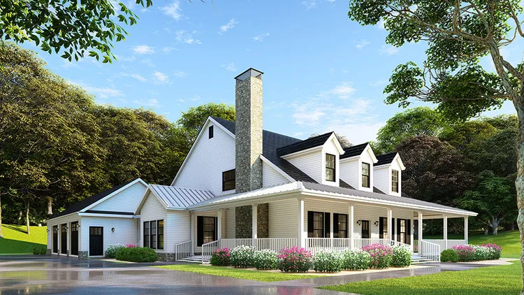 Full Rendering for House Plan #310812