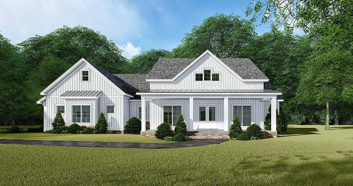 Full Rendering for House Plan #311302