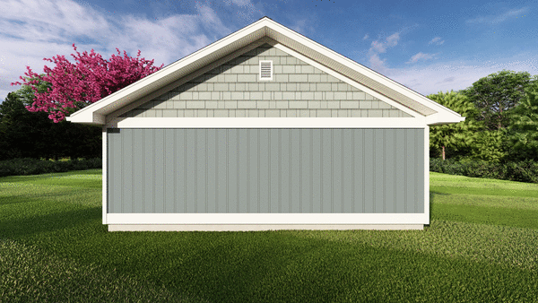 Rear Elevation for House Plan #836422