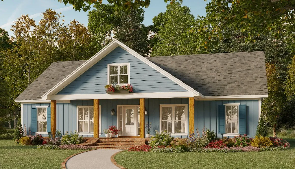 Full Rendering for House Plan #212671