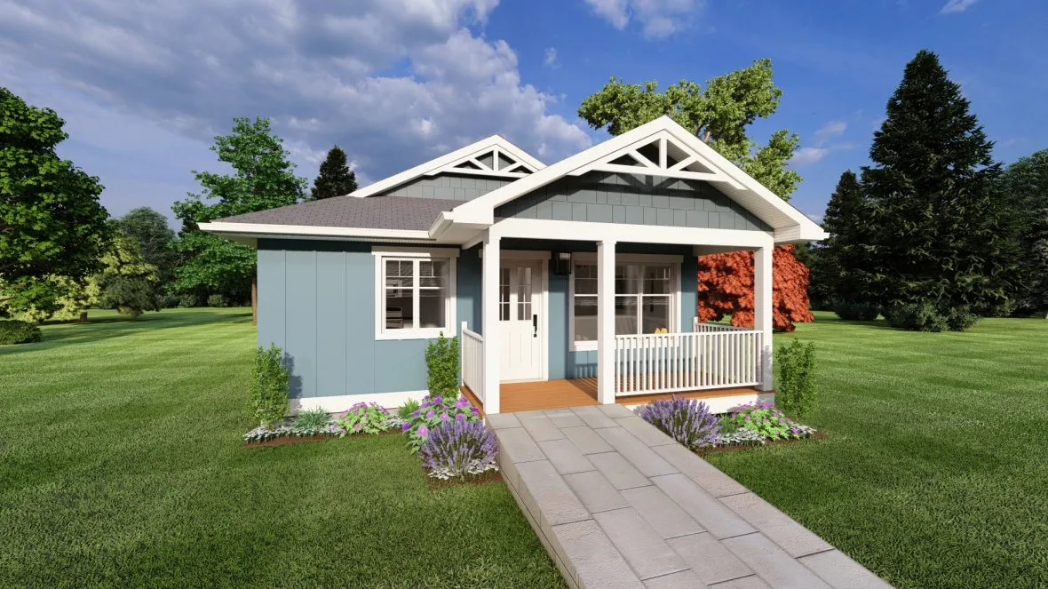 Full Rendering for House Plan #836424