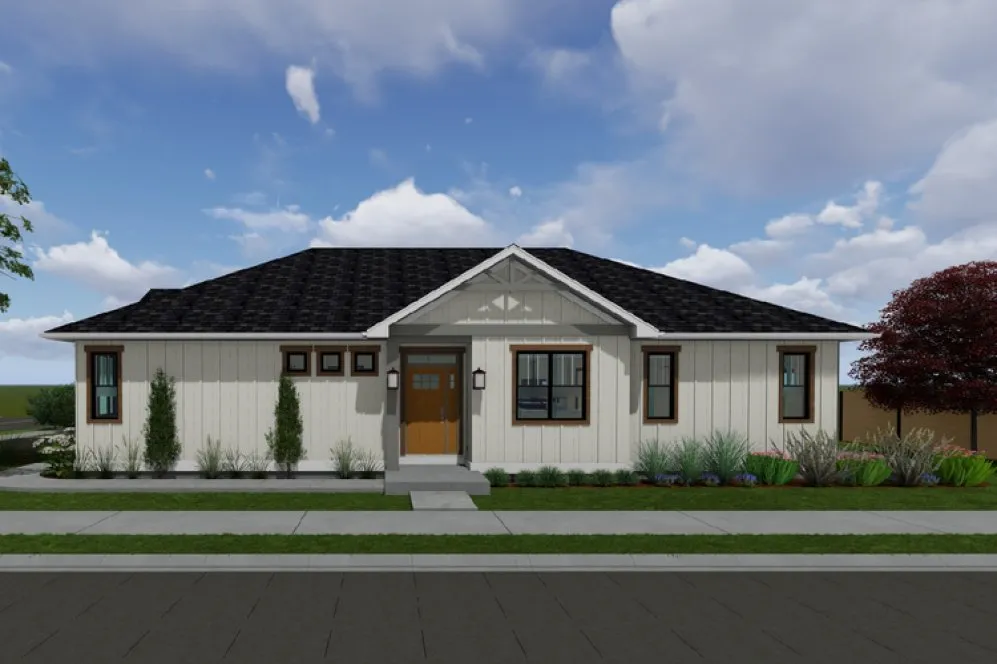 Full Rendering for House Plan #203100