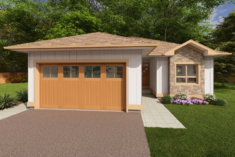 Full Rendering for House Plan #203050