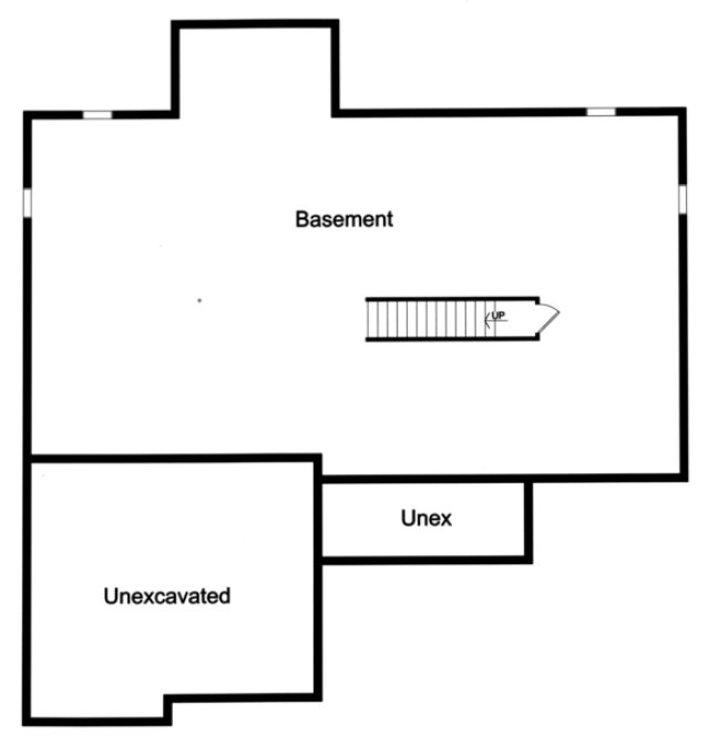 Basement Plan for House Plan #533981