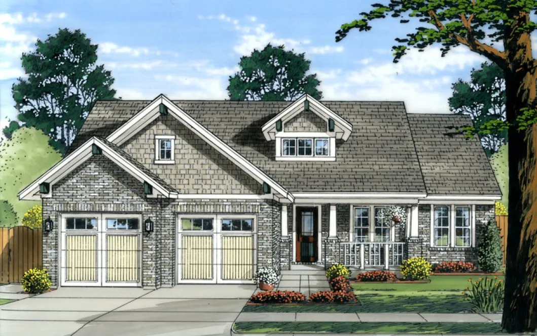 Full Rendering for House Plan #533981