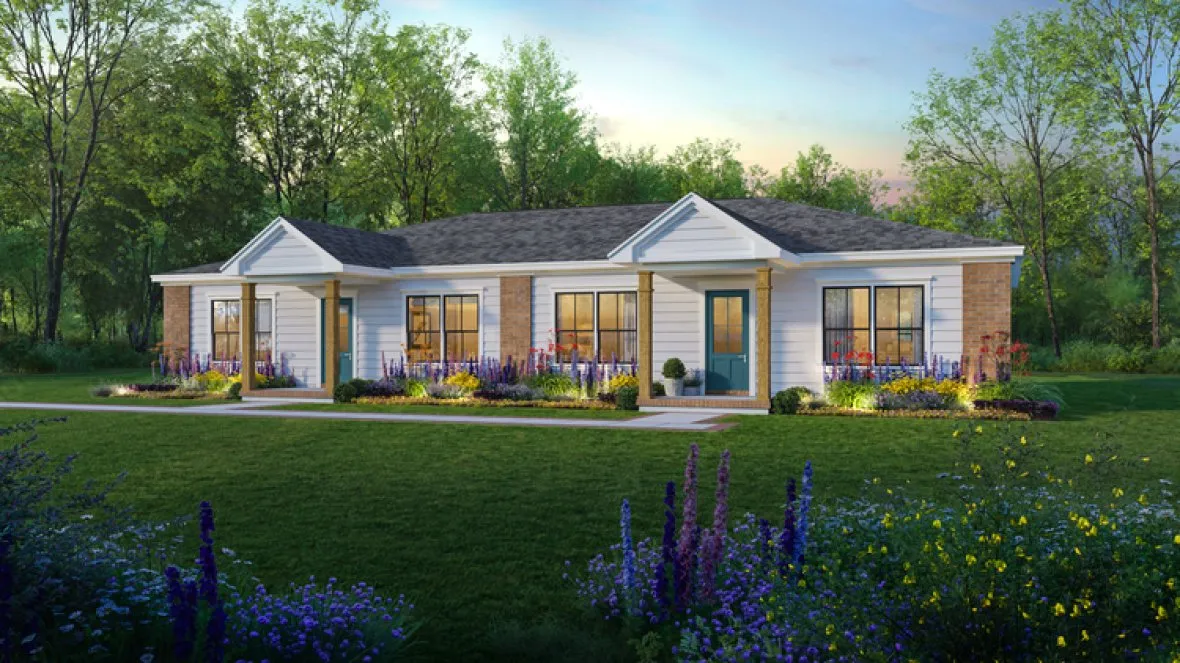 Full Rendering for House Plan #212342