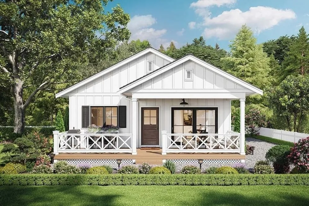 Full Rendering for House Plan #594870