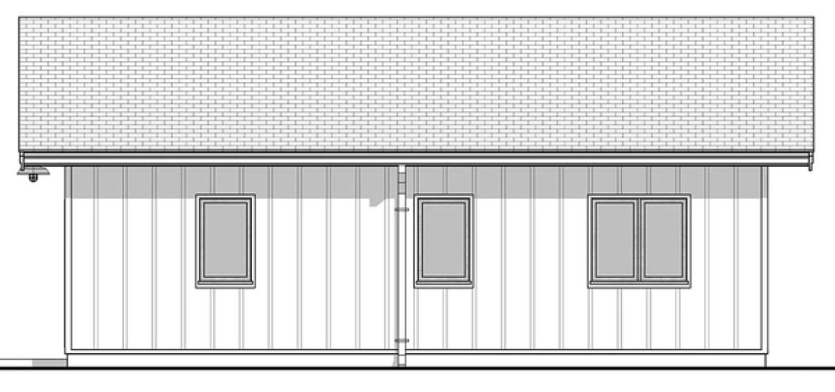 Right Elevation for House Plan #591080
