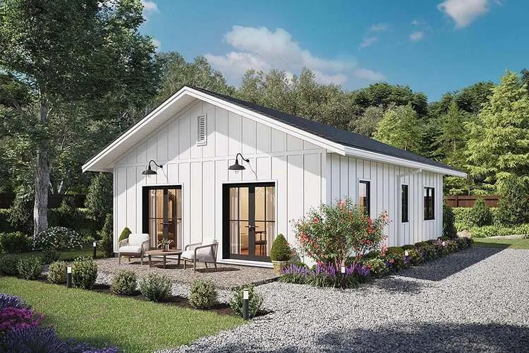 Full Rendering for House Plan #591080