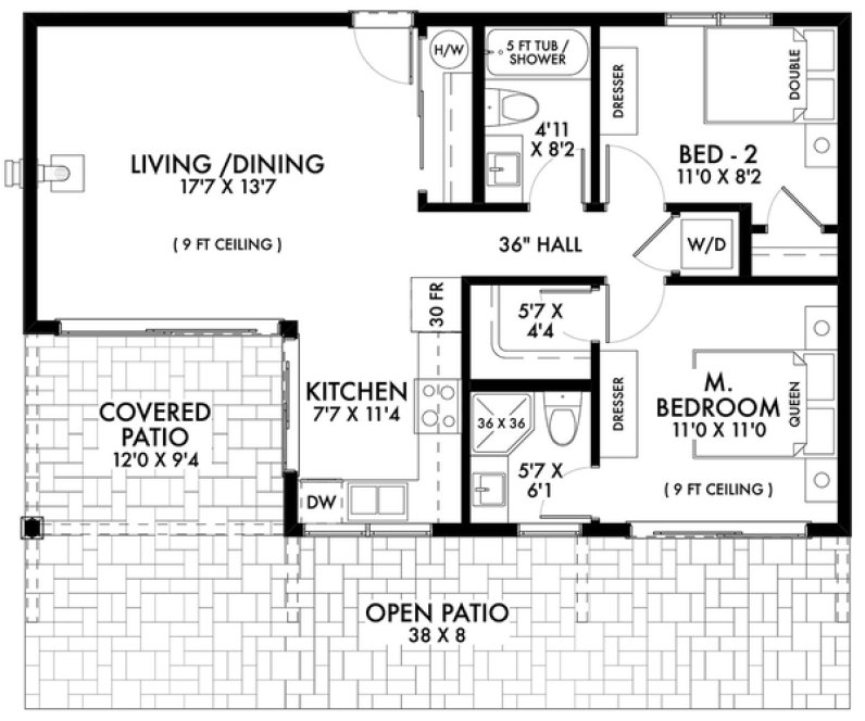 Main Floor Plan for House Plan #592080