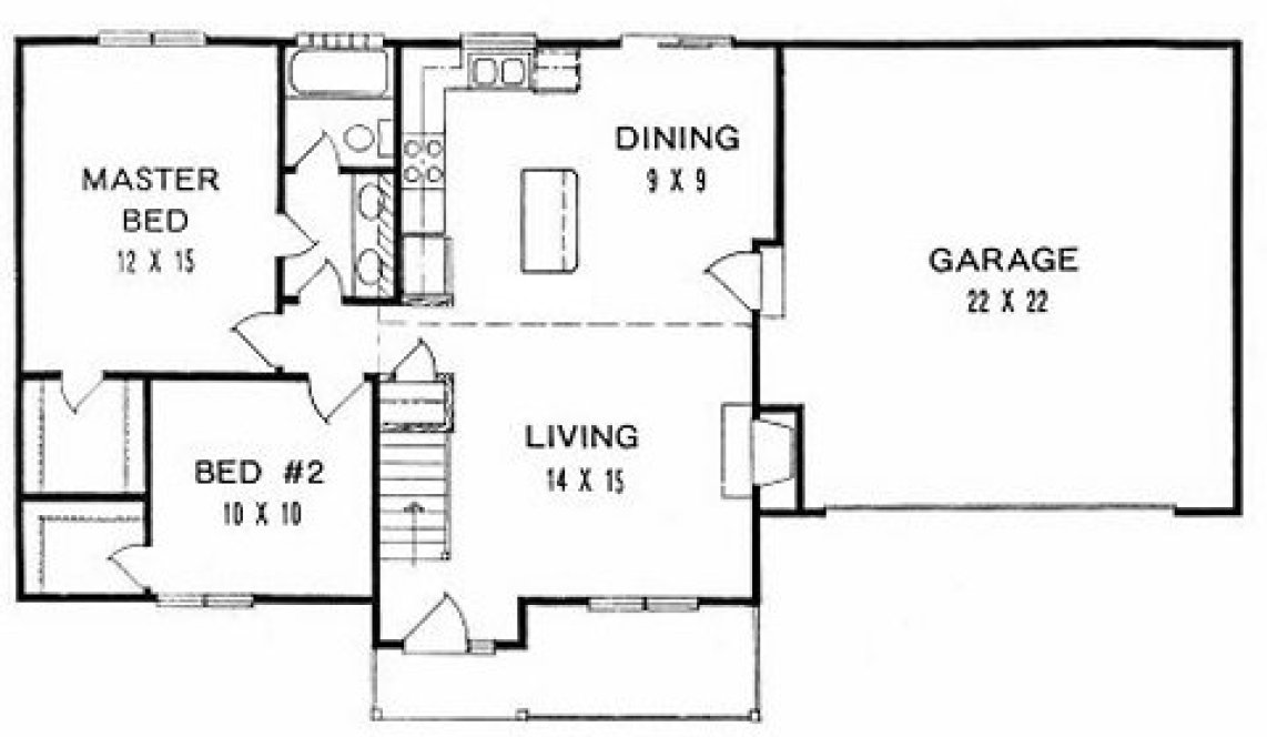 Main Floor Plan for House Plan #358090