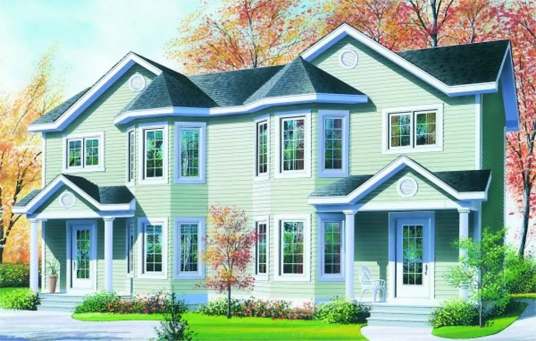 Full Rendering for House Plan #148006