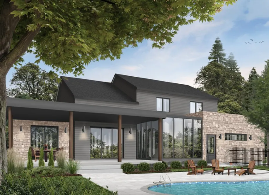 ExteriorPhoto for House Plan #144613