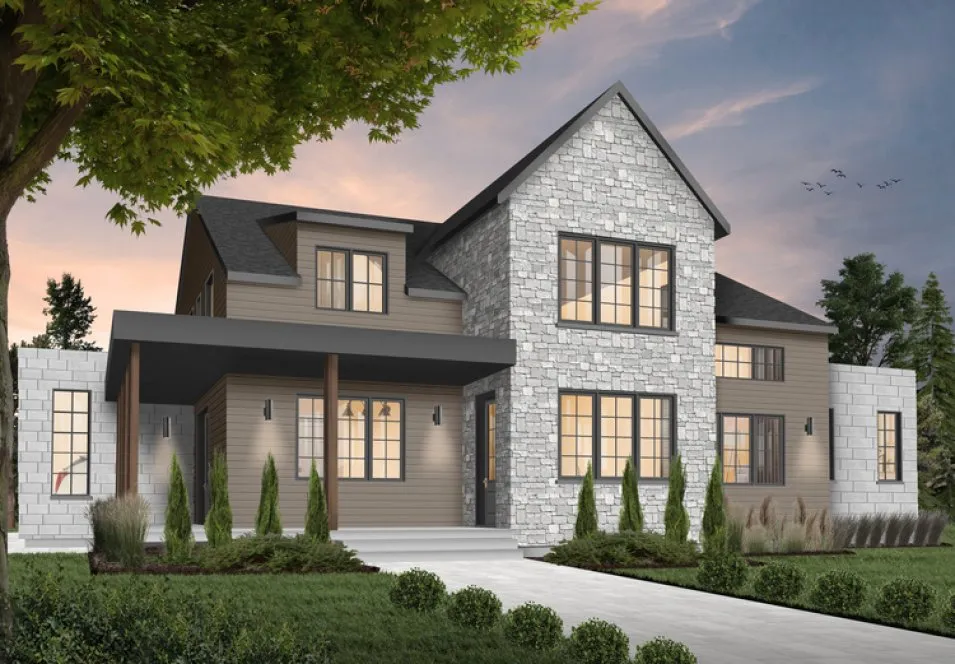 Full Rendering for House Plan #144613