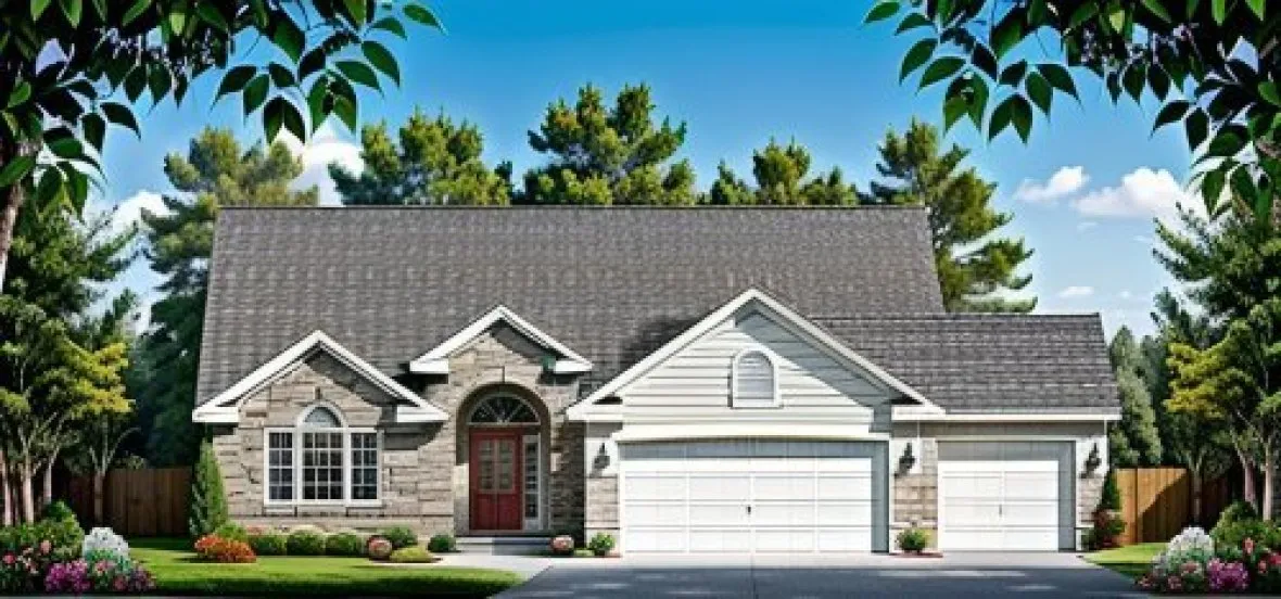 Full Rendering for House Plan #355741