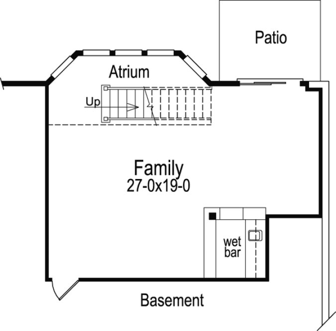 Basement Plan for House Plan #632342