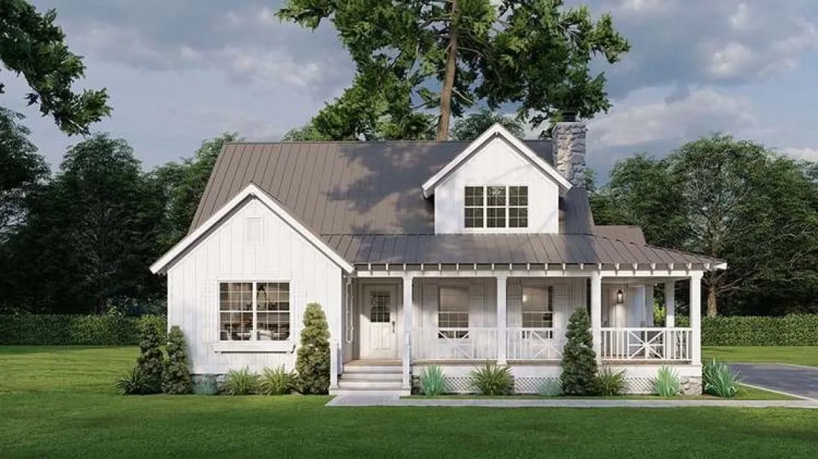 Full Rendering for House Plan #316381