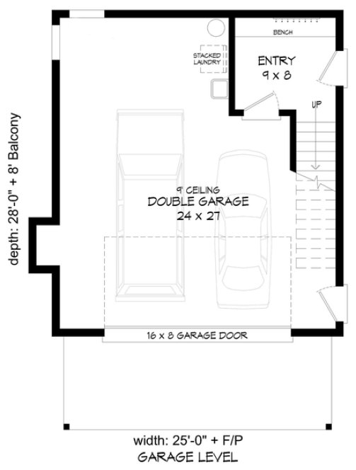 Main Floor Plan for House Plan #690080