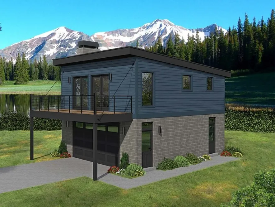 Full Rendering for House Plan #690080