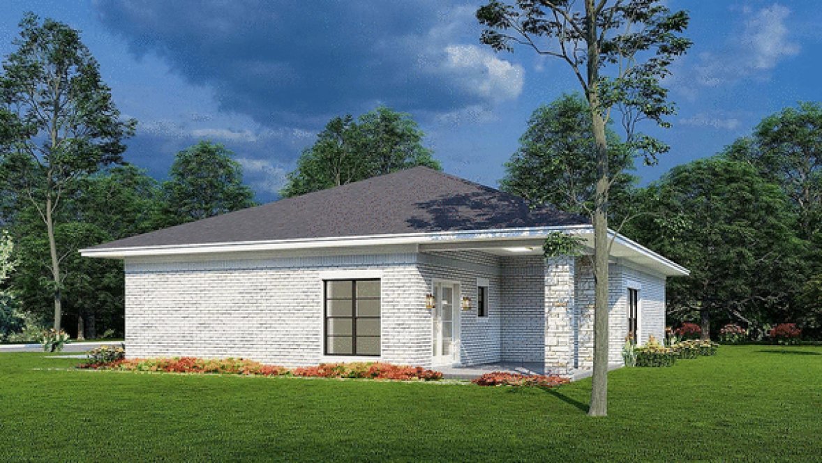 Right Elevation for House Plan #311941