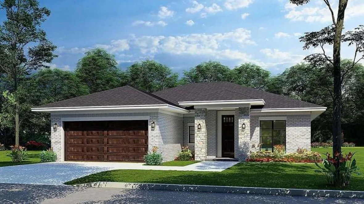 Full Rendering for House Plan #311941