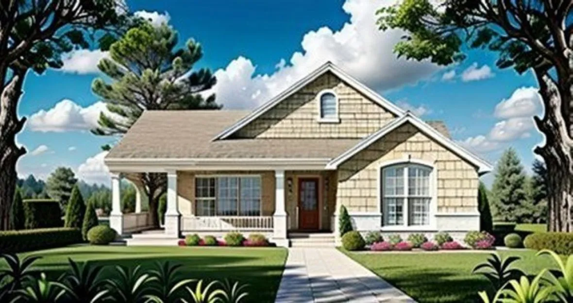Full Rendering for House Plan #354551