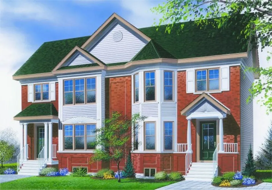 Full Rendering for House Plan #140203