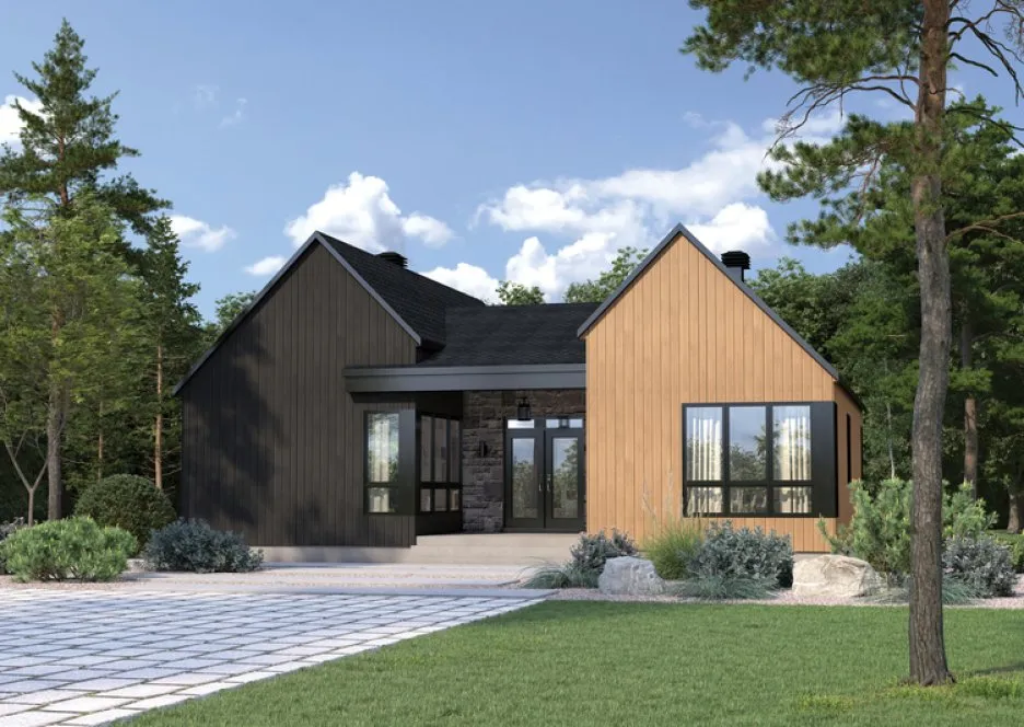 Full Rendering for House Plan #176931