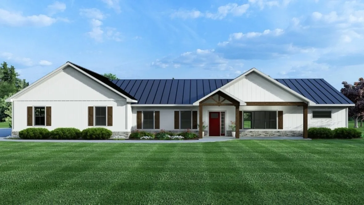 Full Rendering for House Plan #751222