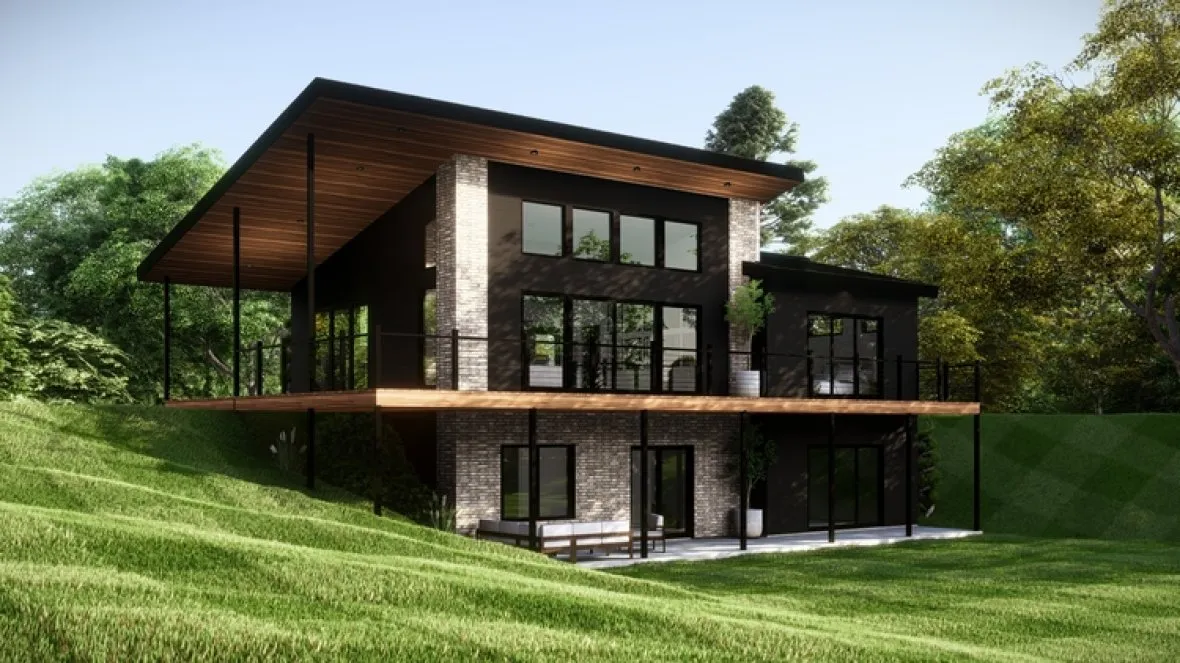 Full Rendering for House Plan #757601