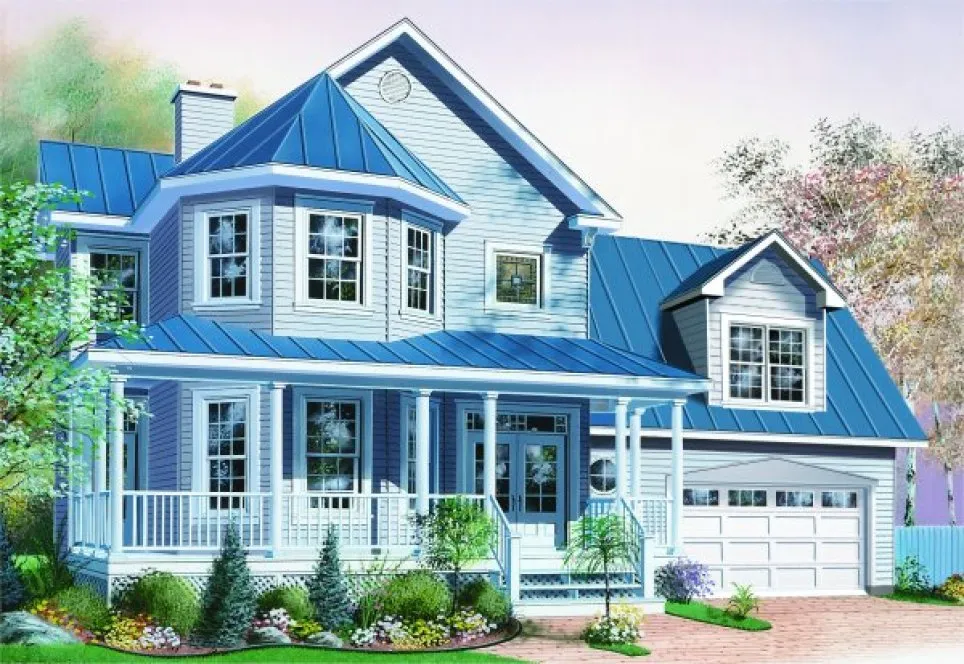 Full Rendering for House Plan #146046