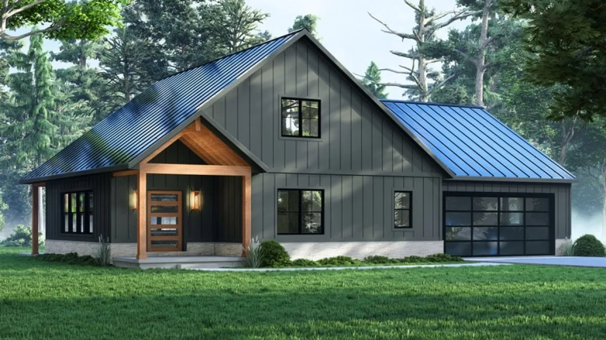 Full Rendering for House Plan #750102