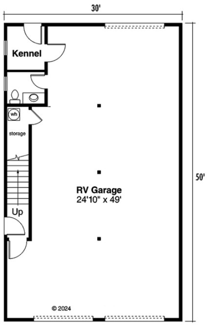 Main Floor Plan for House Plan #344182