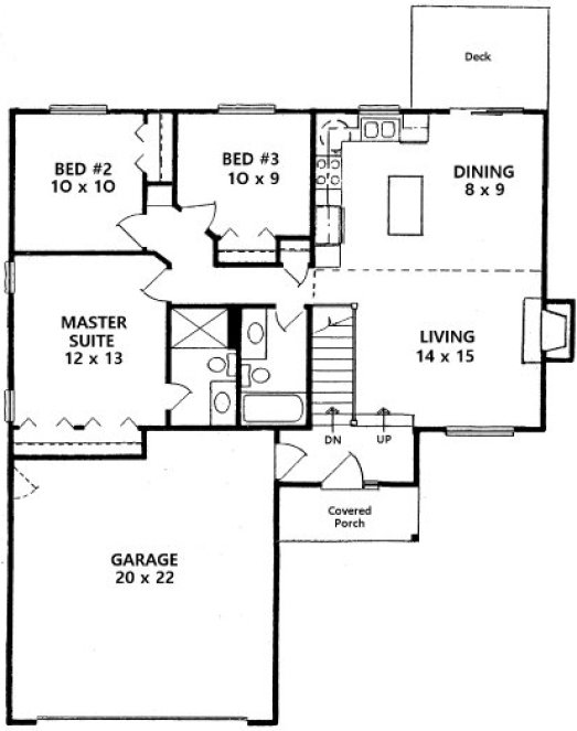 Main Floor Plan for House Plan #354201