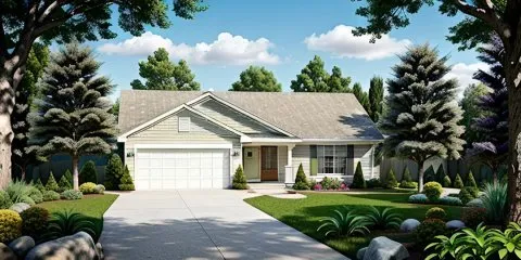 Full Rendering for House Plan #358111