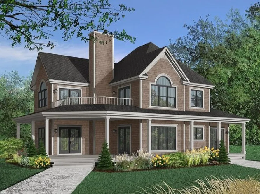 ExteriorPhoto for House Plan #142383